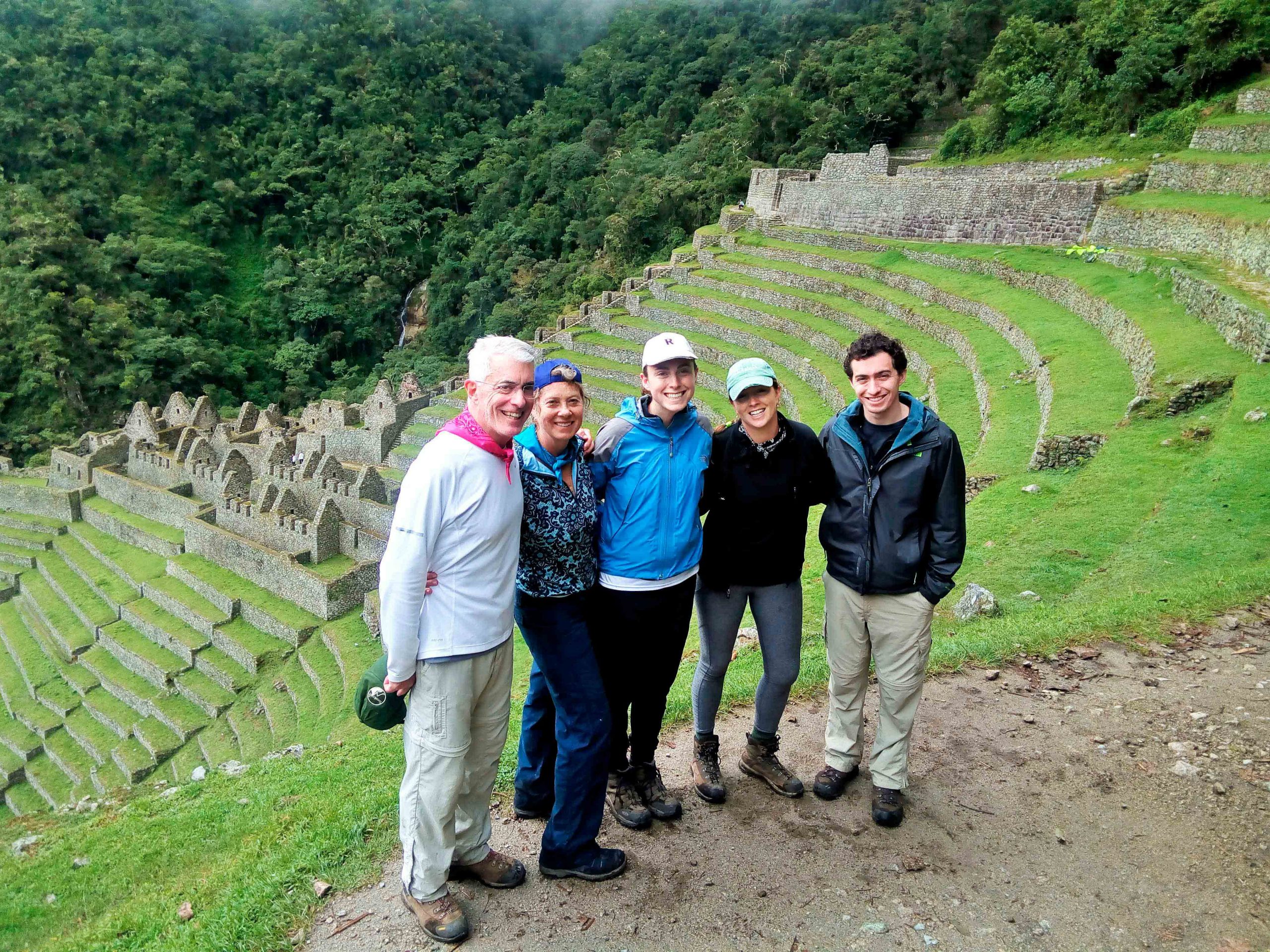 Classic Inca Trail to Machu Picchu at Warmi Wañusqa ruins
