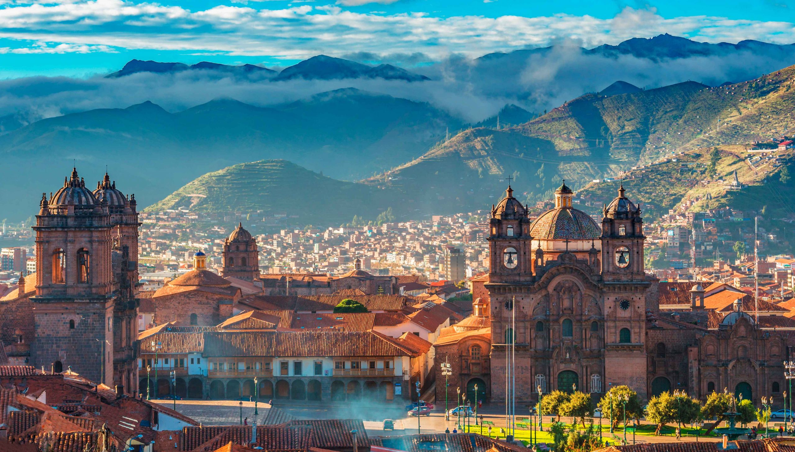Main Square of Cusco city Peru