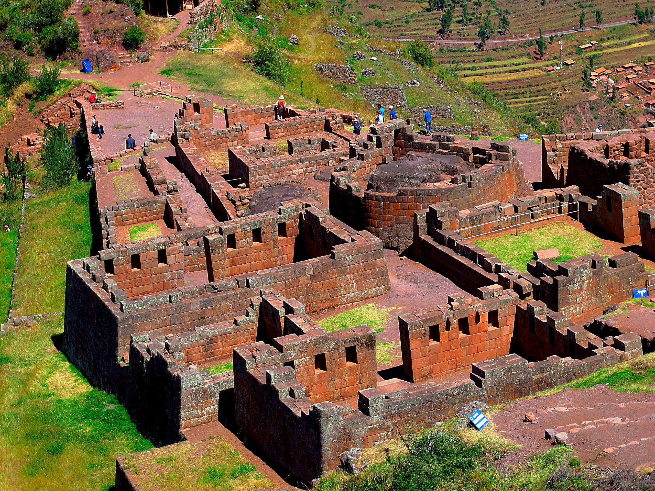 Pisac ruins Cusco Peru